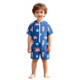 thumbnail image 2 of Traje de baño de verano estampado para niños, traje de baño de una sola pieza con media cremallera, traje de baño infantil, traje de baño para niños, 2 of 5