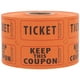 thumbnail image 1 of 500 boletos de rifa de rollo doble para eventos, fiestas y recaudación de fondos, numerados consecutivamente para premios de clase, conciertos y celebraciones navideñas, 1 of 7