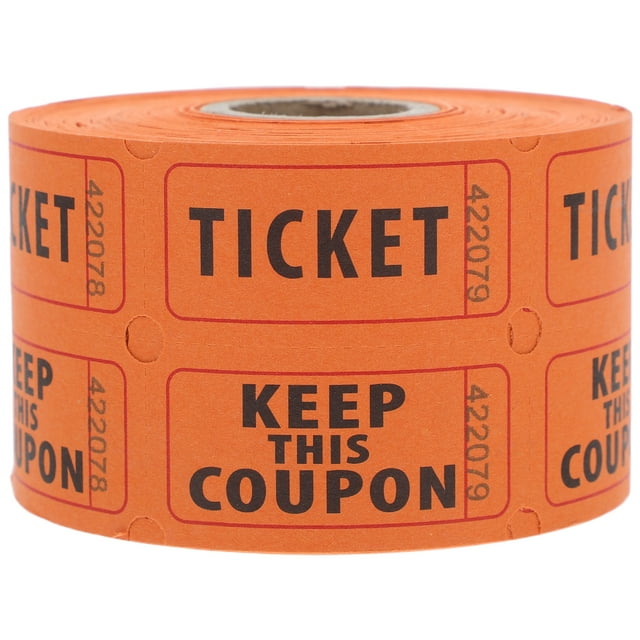 SHISUYAN 500pcs Double Roll Raffle Tickets For Events Parties And Fundraisers Consecutively Numbered For Class Rewards Concerts And Holiday Celebrations