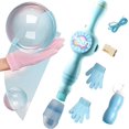 thumbnail image 1 of Colorful Smoke Bubble Machine & Elastic Magic Wand, Elastic Bubble Fog Wand, Static Gloves for Bubble Playing, Bubble Solution Included, LED Lights, Rechargeable, 1 of 7