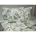 thumbnail image 3 of Josephine 400 Thread Count Cotton Bed Sheet Set White/Blue King, 3 of 5