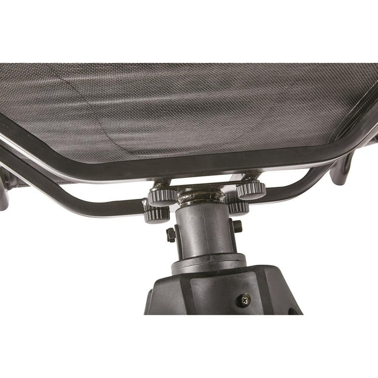 Bolderton 360 Swivel Hunting Blind Chair with Armrests 300 lbs Capacity Folding Lightweight Portable Padded Cushion Hunting Seat Hunt Gear and