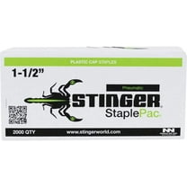 STINGER 0136094 1-1/2" StaplePac - 7/16" Crown Staples 18ga 2000 ct
