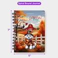 thumbnail image 5 of Thanksgiving Maltese Pilgrim Grateful, Thankful, Blessed Fall Welcome Spiral Bound Journal Maltese Dog Lover Gifts Idea 5x7in Spiral Notebook - 00021, 5 of 5