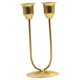 thumbnail image 4 of Portavelas de Metal, candelabro de 2 brazos, candelabro decorativo Retro para escritorio, fiesta de chimenea de aniversario, 4 of 10