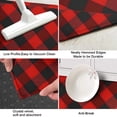 thumbnail image 3 of Red Black Checkerboard Checkered Pattern Kitchen Rug Mat,Kitchen Runner Rugs Non Skid Washable,Decorative Kitchen Floor Mats for Kitchen,Sink,Laundry,17"X47", 3 of 5