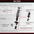 thumbnail image 2 of Shoxtec Front Complete Strut Assembly Replacement for 2006-2010 Mazda 5, Repl No 272264,272263,5607, 2 of 7