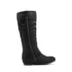 thumbnail image 2 of Botas DREAM PAIRS para Mujer con Pantorrilla Ancha, Altas hasta la Rodilla, en Ante Negro, 2 of 9