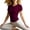 Hot Pink, variant on Women's Workout Yoga Tops Seamless Crewneck Short-Sleeved Bodycon T-Shirt Soft Stretch Workout Tees Lightweight Activewear Quick Dry Yellow