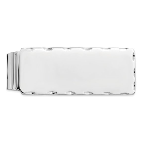 FB Jewels Sterling Silver Rhodium-plated Money Clip