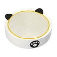 thumbnail image 5 of Tooyful Cat Scratch Pad Lounge Cat Beds Rest and Play 40x10.5cm Grind Claws Cardboard Cat Scratcher Bed Cat Scratching Board for Kitten Medium Cats Beige White, 5 of 10