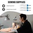 thumbnail image 3 of PTOOTP 9Pcs Professional Sewing Machine Needles Metal Twin Needles for Quilting and Fabric Sewing, 3 of 6