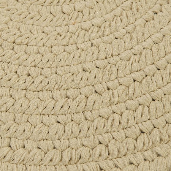 Colonial Mills 1.6' x 2.5' Brown Solid Hand Crafted Oval Outdoor Reversible Door Mat