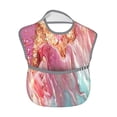 thumbnail image 2 of Easygdp Abstract Pink Gold Splash Bibs For Babies, Baby Bibs for Eating, Toddler Bibs, Waterproof Bibs, Feeding Bibs, for Toddlers, Boys, Girls, 2 of 8