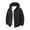 Black, variant on Men's Windproof Jacket Hooded Outdoor Coat Sun Protection Drawstring Jacket Lightweight Shell with Pockets 100% Nylon Solid Color for Daily Wear, Khaki