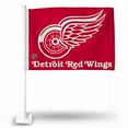 thumbnail image 1 of Rico Industries NHL Drapeau de Voiture avec Mât Inclus, Detroit Red Wings - Rouge, 1 of 1