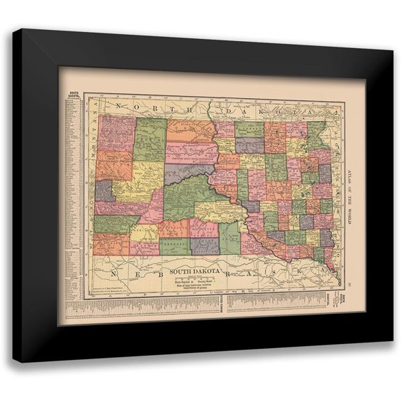 Hammond 14x12 Black Modern Framed Museum Art Print Titled - South Dakota - Hammond 1910
