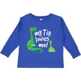 thumbnail image 3 of Inktastic My Tia Loves Me Nephew Boys Long Sleeve Toddler T-Shirt, 3 of 5