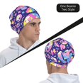 thumbnail image 6 of Naloa Skull colorful mushroom Beanie for Men Women Knitted Unisex Winter Hat Beanies Cap Knit Cuffed Beanies Hats, 6 of 7