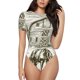 thumbnail image 1 of Balery Horses Grazing On Meadow Body de cuello redondo de manga corta para mujer Tops de manga corta Tops básicos-Medium, 1 of 7