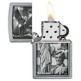 thumbnail image 4 of Zippo American Icon Design Street Chrome Pocket Lighter, 4 of 7