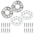 thumbnail image 3 of AUTOMUTO 4set 5Lug 10mm Thick 5x100 5x112mm 14x1.5 Studs Wheel Spacers fit 1996-2008 for A4 1995-1998 for A5, 3 of 5