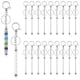 thumbnail image 2 of 20 Piezas de Barras de Llaveros con Cuentas, Barra de con Cuentas de Metal, Llaveros de Bricolaje en para Cuentas, Kit para Hacer Llaveros con Cuentas, 2 of 8