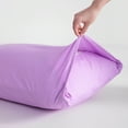 thumbnail image 3 of Ntbay Microfiber Pillowcase set - 2 Pack - Envelope Closure Pillow Cases - King - Light Purple, 3 of 5