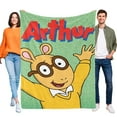thumbnail image 1 of Arthur anti-pilling, suave, ligera, esponjosa y acogedora de lujo para hogar y cocina – Perfecta para niños y adultos,120X180cm, 1 of 6