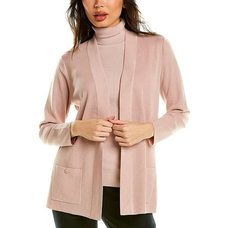 Anne Klein BALLET PINK Malibu Cardigan, US Small