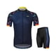 thumbnail image 1 of ARSUXEO Conjunto de jersey de manga corta para hombres Camiseta de secado rápido Pantalón corto acol Arsuxeo Ropa de ciclismo, 1 of 7
