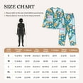 thumbnail image 6 of Kll Icecream Truck Print Women'S Long Sleeve Pajamas With Pants Sleepwear Loungewear 2 Set-Medium, 6 of 9
