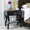 thumbnail image 2 of SAFAVIEH Alaia Modern Glam One Drawer Night Stand, Navy, 2 of 14