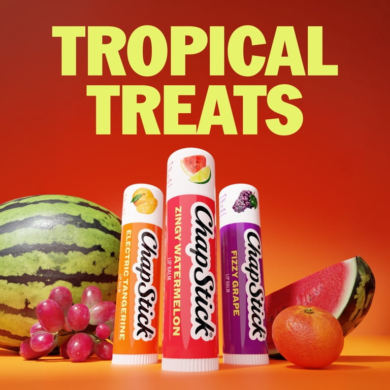 ChapStick Lip Balm Sticks - Tropical Treats Lip Balm Set - 3 Ct