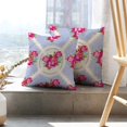 thumbnail image 6 of LALILO Throw Pillow Covers Floral With Peony Accent Art Artwork Cushion Cover 18" x 18", 2 Pack, 6 of 6