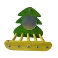 thumbnail image 2 of CarpNettore Parrot Bird Mirror Birdcage Accessory Cage Stand for Finch Canary Cockatiels green, 2 of 9