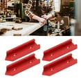 thumbnail image 3 of 4Pcs T Track Connector Aluminium Alloy 100mm Length 30mm Width Unviersal for Woodworking, 3 of 7