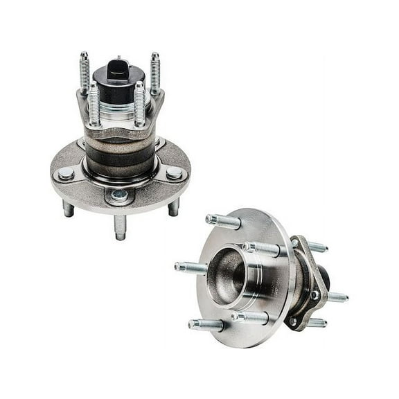 Rear Wheel Hub Assembly Set - Compatible with 2007 - 2009 Pontiac G5 2008