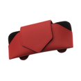 thumbnail image 4 of Estuche para gafas de visera de coche de PU, almohadilla de esponja de protección interna para arañazos Clip de gafas magnéticas para gafas de , ROJO Sunnimix Estuche para anteojos de coche, 4 of 7