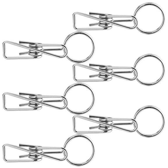 HOMEMAXS 6pcs Tabletop Memo Clips Double-end Photo Clips Place Card Clips Name Cards Picture Holders