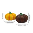 thumbnail image 3 of Qholemyo Resin Pumpkin Table Figurine Fall Decor Halloween Decor Indoor Windowsill Entryway Table Home Decor, 3 of 7