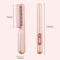 thumbnail image 7 of Travelwant 2 in 1 Hair Straightener Brush Ionic Hair Straightening Brush for Frizz-Free Silky Hair Perfect for Professional Salon at Home, 7 of 7
