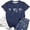 Navy, variant on Graphic Print Short Sleeve T Shirt Casual Crew Neck Top for Everyday Comfort and Stylish Outfits Athletic Shirts Pack Women Juniors Graphic Tops Women Athletic Shirt