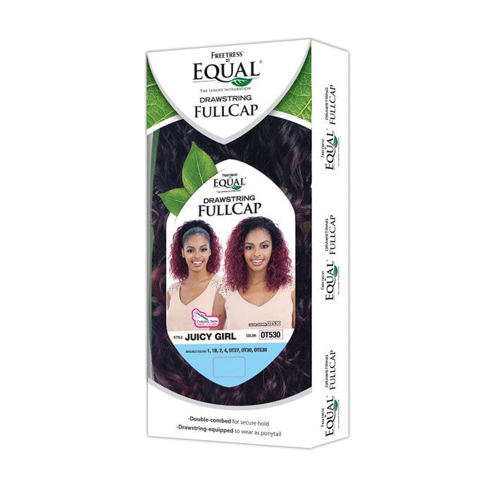 Freetress Equal Drawstring Fullcap Half Wig - Juicy Girl