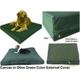 thumbnail image 3 of Dogbed4less 55"X37"X4" Size Green Canvas Washable External Replacement Cover Only, 3 of 5