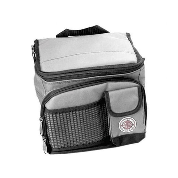 Transworld Durable Deluxe Insulated Lunch Cooler Bag with Shoulder Strap, (Gray)