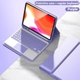 thumbnail image 1 of Tablet Case For Samsung Galaxy Tab A9 Plus 11" S6 Lite 10.4" A8 10.5" S7 S8 S9 FE 11" Plus 12.4 S9 FE+ 12.4" Cover with Keyboard Purple 3 A8 10.5 inch, 1 of 6
