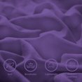 thumbnail image 5 of D.N.G. BEDDINGS 5 Piece Boho Chic Pom Pom Comforter, All Season Down Alternative Bedding Comforter with 4 Pillow Shams (King/California King Size, Purple) 800 Thread Count, Egyptian Cotton., 5 of 6