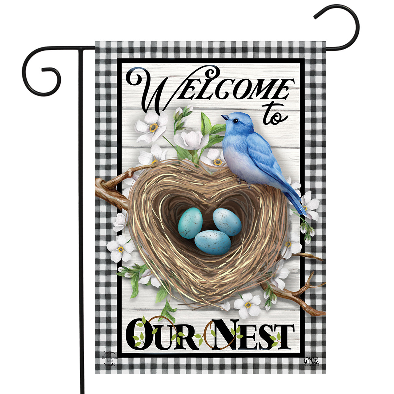 Briarwood Lane Easter Eggs Holiday Garden Flag – 12.5x18 Inches – Multicolor