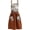 Brown, variant on Vintage Cute Apron Dress for Women with Pockets,Cross Back Pinafore Aprons for Cooking,Baking,Kitchen,Gardening